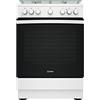 Indesit - Cucina a gas IS67G4PHW/E/1 - Cucina A Gas Con Forno Elettrico 60x60x90cm Bianca Con 4 Fuochi. Forno Con Piano Cottura Classe A