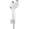 Hansa Basicjet Style set doccia con supporto, 1 tipo di getto, 44600113, Basicjet Style cromo [Rubinetteria Bagno > Set Doccia]