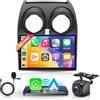 Rimoody 4G+64G Wireless Carplay Android 13 Autoradio per Nissan Qashqai 2006-2016 9 Pollici 2 Din con Android Auto GPS Navi WiFi Mirror Link Bluetooth FM/RDS/EQ/SWC Telecamera Posteriore