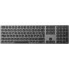 OMOTON Tastiera Bluetooth per Mac (MacBook/MacBook Air/MacBook Pro/iMac/iMac Pro/Mac Pro), wireless ricaricabile, per Mac OS con 3 canali Bluetooth, Italiano QWERTY Layout