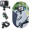 SEASKY H1 - Supporto manubrio per bicicletta MTB Moto per Gopro Hero 13/12/11/10/9/8 per insta360 X4 X3 X2 X RS per DJI Action 5/4/3/2 Accessori per action camera sportiva in alluminio metallo