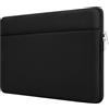 HEDUGO Custodia Pc Portatile Borsa Compatibile con MacBook Air/Pro da 15 a 16 Pollici Custodia per Computer Portatile con Tasca per Accessori Borsa Imbottita Protettiva per laptop da 15"a 16", Nero