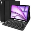 COEZFE Custodia Tastiera per iPad Air 11 Pollici M3 2025/ M2 2024, Tastiera Custodia con Tastiera per iPad Air 5th/ 4th Gen 10,9 Pollici, Layout Italiano Bluetooth Tastiera per ipad Air 11 M3, Nero