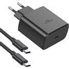 Tepow Caricatore USB C 45W Caricabatterie per Samsung Galaxy S24 Ultra/S24+/S24/S23 Ultra/S22/S21/S20/A15/A14/A55, Presa USB C Caricatore Veloce Samsung Caricabatterie Type C Alimentatore Spina Fast Charger