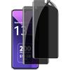 Holilo Privacy Pellicola Protettiva per Xiaomi Redmi Note 13 Pro Plus 5G/14 Pro 5G【2 Pezzi】Anti Spy in Soft TPU, Protezione Schermo Anti-graffio