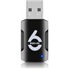 calonny Adattatore WiFi 6 Bluetooth 5.3 USB 2in1, Dual Band 2,4/5GHz AX900Mbps per PC/Laptop/Desktop, Mini USB Senza Driver, Supporta Windows10/11