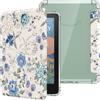 MoKo Custodia per 7 Kindle Paperwhite 12a Gen & Colorsoft 2024,Bianco Blu | Cover Leggera con per eBook Reader in TPU Morbido Auto Sveglia/Sonno