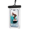RUNMKUO Custodia Impermeabile Smartphone IPX8,Sacchetto Subacqueo per iPhone 14/13/12/11 Pro Max XR XS X, Galaxy A22/A52/A12, Huawei P40 P30 Pro PRO Fino a 7,0