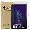 Alenbowen Pellicola salvaschermo per Lenovo Tab P11 (2nd Gen)/ Pad Plus 2023 (11,5),Pellicola per display in vetro, durezza 9H, antigraffio, anti-bolle, bordo tondo 2.5D [3 pezzi]