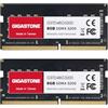 Gigastone 【DDR4 RAM】GIGASTONE 16GB Kit(2x8GB) DDR4 3200MHz(2933MHz or 2666MHz) PC4-25600(PC4-23400/21300) CL22 1.2V SODIMM 260pin Unbuffered Non ECC ideale Laptop Portatile alta prestazione Memoria Upgrade