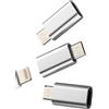 WASRUYI Adattatore per lightning femmina a micro usb maschio(3 Pack)per Apple iphone ricarica cavo da microusb jack Android cellulare adattatori compatibile per Samsung S6 edge+ S7Active note5 caricabatterie