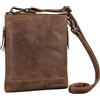 STILORD 'Koko' Borsa Donna Pelle Morbida Piccola Borsetta a Tracolla Vera Cuoio Spalla Vintage Elegante con Cerniera, Colore:nero