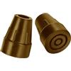 topolenashop Puntale Per Stampelle 16,8mm x 64mm x 45mm (x 2 Unita) Gommini stampelle antiscivolo, Puntale stampelle, Piedini per stampelle, Gommino per stampella, Nero Puntali in Gomma, Antiscivolo 3283554