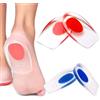 KZIYKW 2 Paia Talloniera in Silicone per Tallonite, Dolore Alleviare Cuscinetti per Tallone, Antishock, in Gel, Cuscinetti in Gel per Tallone in Silicone per Plantar Fasciite(Taglia: 39-45)