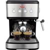 Sirge LUSSY Macchina per Caffè Espresso, Cappuccino e BEVANDE CALDE utilizza caffè in polvere e/o Cialde Potenza 1100 Watt. POMPA ITALIANA da 15bar con 3 filtri in dotazione