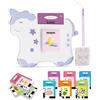 Genialba Flashcards Parlanti Giocattoli Montessori, Giocattoli Educativi per Bambini, 224 Parole 14 Temi, Autismo, Regalo di compleanno Regalo di Natale per Bambino (Viola Italiano)