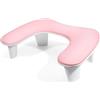 LIONVISON LIONVISION Bracciaio per unghie a forma di U: Bracciaio rosa per unghie per uso in saloni di unghie - French Nail Art Bracciaio per gli amanti dell'arte delle unghie Nail Art Salon