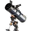 Celestron AstroMaster 130EQ - Telescopio Newton con azionamento a motore e treppiedi in acciaio [Germania]