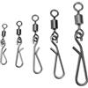 ECSiNG 25 Pezzi Di Attrezzi Da Pesca In Metallo Connettore Per La Pesca Connettore Per Gancio Per Lenza Da Pesca Canna Da Pesca Esca Accessori Per Ganci 2# 4# 6# 8# 10#