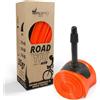 IMPALAPRO Camera d'aria TPU Bici da Corsa Ultraleggera 35g Spessore 0.25mm - Compatibile con Camera d'aria Bici da Corsa 700x18/23/25/28/30/32C Valvola Presta 45/65/85mm (1u 45mm 35g)