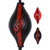 AQF Palla di velocità A Doppia estremità Maya Hide Leather Boxing Dodge Speed Bag Punching MMA Workout Corda da Pavimento A Soffitto (Nero)