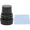 Agatige Obiettivo full frame, 50 mm F1.6 E Mount Tilt Shift Manuale Obiettivo full frame con messa a fuoco manuale per fotocamera mirrorless serie A9 A7