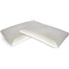 Dmora Talamo Italia - Set di 2 Cuscini per letto, 100% Made in Italy, Guanciale ergonomico a saponetta in Memory Foam forato, Anallergico e Traspirante, 70x40xh12 cm