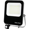 Brightium Proiettore LED da 50 W con sensore, luce fredda. Ideale per illuminare ambienti con efficienza energetica e qualità superiore, perfetto per la casa o l'ufficio.