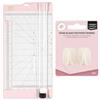 Vaessen Creative Taglierina per Carta e Cordonatrice 15,2 x 30,5 cm - Taglierina 2-in-1 Rosa per Fai Da Te, Scrapbooking, Biglietti e Progetti di Carta - Include 2 Lame di Ricambio - Design Sicuro