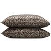 Martex - Coppia di federe in poliestere, marrone, king size