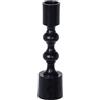 Zarivy Portacandele verticale da 16 cm in elegante colore nero. Ideale per dare un tocco sofisticato e moderno a qualsiasi spazio, perfetto per eventi o decorazioni per la casa.