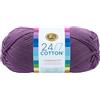 Lion Brand Yarn Lion Brand Company Filato di Cotone, Viola, 15,24 x 6,35 x 6,35 cm