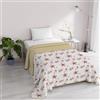 Italian Bed Linen Trapuntino Fantasy, in microfibra, estivo, 1 posto e mezzo, starfish