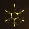 WERKA PRO Fiocco Luminoso a Batteria 10 LED 19x19x1cm