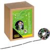 Idena 30541 - Microfavole a LED con 200 LED a colori, per uso esterno e interno, lunghezza circa 22,9 m su bobina, funzione timer di 8 ore, per il crafting, come decorazioni per feste