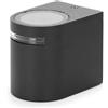 Glowster Applique Metallico Nero (Senza Fonte di Luce) GU10