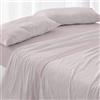 Burrito Blanco | Set di lenzuola | Letto da 105 cm (+ misure disponibili) | 100% cotone | design 625 | colore nudo (105 x 190/200 cm)