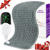 SEoKar Termoforo Elettrico per Lombare Cervicale Spalle Schiena Gambe, Cuscino Riscaldante Elettrico con 9 Livelli di Temperatura e 4 Impostazioni del Timer, Cuscino Termico Spegnimento Automatico 30 x 60 cm