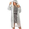 PERLETTI Impermeabile da uomo donna trasparente con cappuccio - Poncho ragazzo ragazza dettagli riflettenti - impermeabile pioggia signora signor impermeabile antivento - giacca cappotto adulto