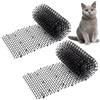 Kyrieval Tappetino Repellente per Gatti 200 x 30 cm, Dissuasore per Gatti, Plastica Tappetino Anti Gatto con 10 Pioli per Interni Ed Esterni, Anti Gatto Giardino（2 pezzi)