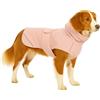 Flamingo cappottino cane - Flamingo Cujo Rosa - A:45cm B:51cm C:58-60cm - poliestere - idrorepellente - bande riflettenti - strato isolante