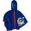 TOYSGIOCATTOLI Poncho Pioggia Impermeabile Antivento varie taglie (Sonics, 8-9 anni large)