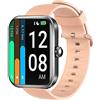 SkyBand Moda Silicone Classica Cinturino Compatibile per Smartwatch ID206 / AGPTEK LW11 (Rosa)