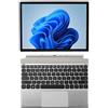 Plyisty Laptop 2 in 1, Laptop Touch Screen IPS da 12,3 Pollici, con Tastiera Magnetica, WiFi Dual Band da 2,4 GHz 5 GHz, Microfono di Supporto, Altoparlante, Bluetooth, (16+512G Spina