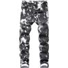 Generico Leopard Print Jeans Pantaloni Jeans Uomo Jeans Baggy Baggy Jeans Jeans da Moto Jeans Uomo Corti Jeans Corti Uomo Cargo Jeans Uomo Jeans Lavoro Uomo Jeans Ragazzo Jeans Uomo Tasche Laterali