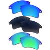 SOODASE Per Oakley Fast Jacket XL Occhiali da Sole Blu/Nero/Verde Lenti di Ricambio Polarizzate