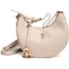 U.S.POLO ASSN. - Borsa hobo in poliuretanica, beige (23 X 7 X 18.5 cm)