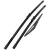 ERUEUBGRM Spazzole per tergicristalli 24 ''+14''+12'' Parabrezza Anteriore Spazzole Tergicristallo Posteriori Per FIAT 500 312 2007 2008 2009 2010 2011 2012 2013 2014 2015 2016 2017