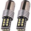 TABEN CanBus 1156 P21W LED Super Luminoso 15-Ex 2835 Chipset BA15S 1003 1141 7506 LED utilizzati per Il parcheggio di luci di retromarcia di Backup, Bianco 12V-24V (Confezione da 2)