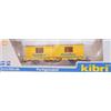 KIBRI 26268 CARRO PIANALE 2 ASSI CON 2 CONTAINER BOX UFFICIO PER TRENI CANTIERE